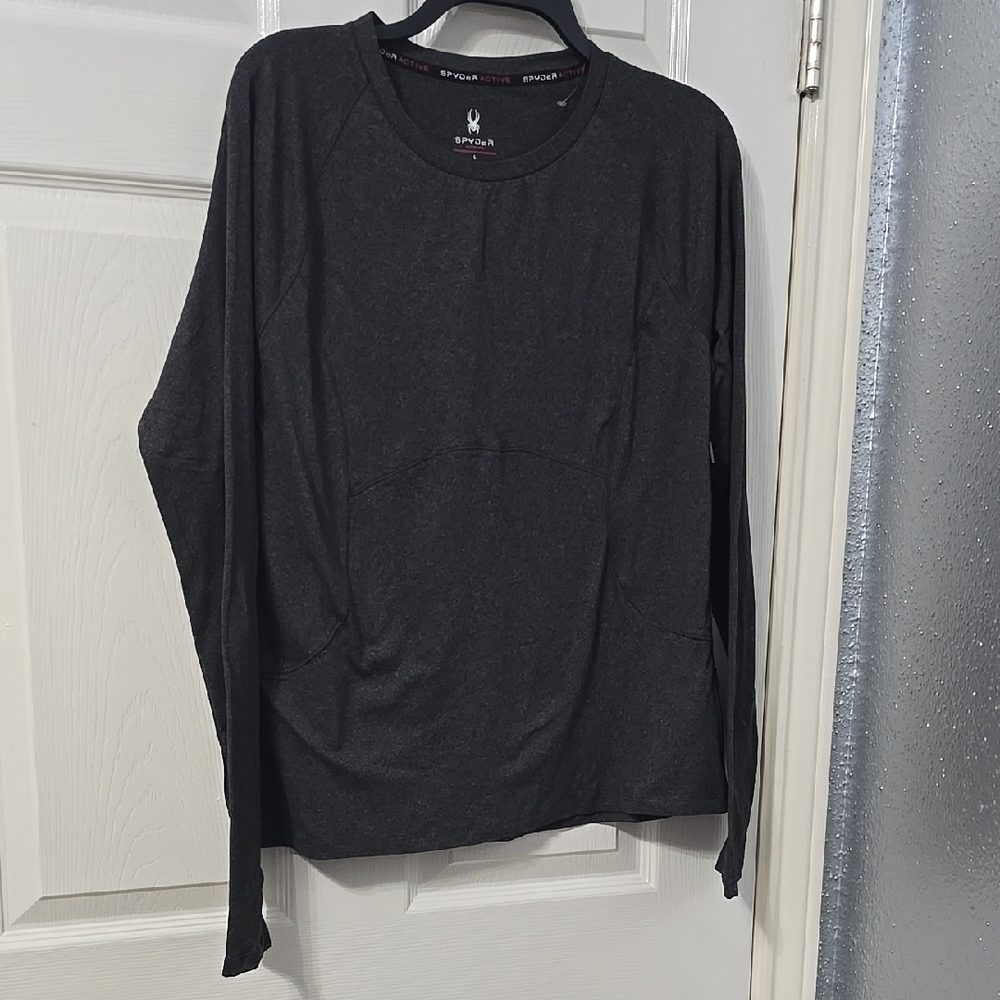 Spyder Men's Black Long Sleeve Shirt